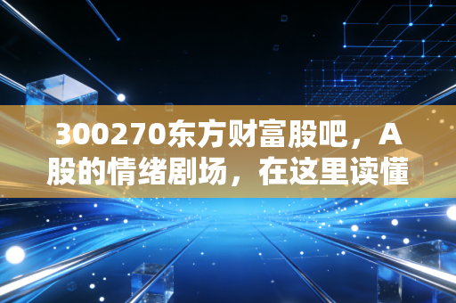 300270东方财富股吧,A股的情绪剧场,在这里读懂散户的爱恨情仇