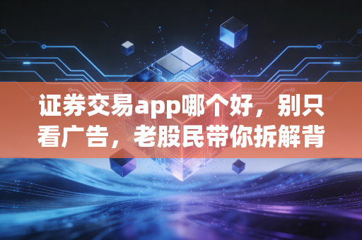 证券交易app哪个好,别只看广告,老股民带你拆解背后的真相