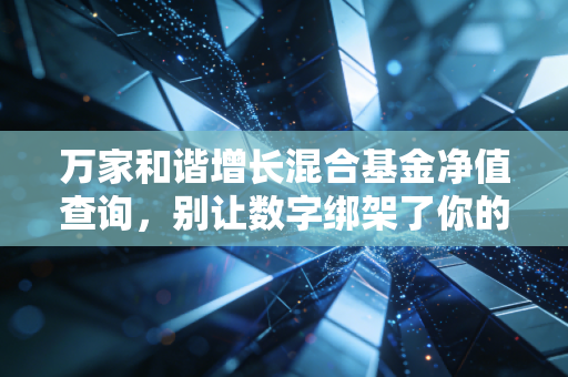 万家和谐增长混合基金净值查询,别让数字绑架了你的投资心态