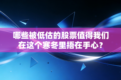 哪些被低估的股票值得我们在这个寒冬里捂在手心?