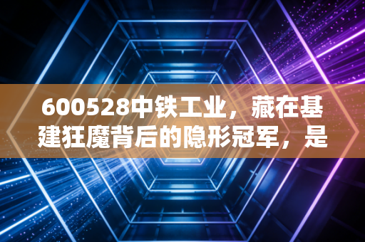 600528中铁工业,藏在基建狂魔背后的隐形冠军,是时候重新审视它的价值了吗?