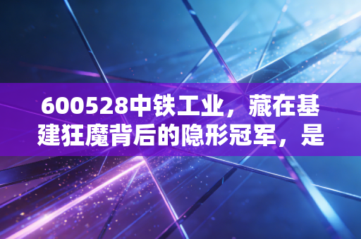 600528中铁工业,藏在基建狂魔背后的隐形冠军,是时候重新审视它的价值了吗?