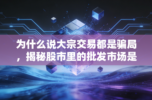 为什么说大宗交易都是骗局,揭秘股市里的批发市场是如何收割散户的