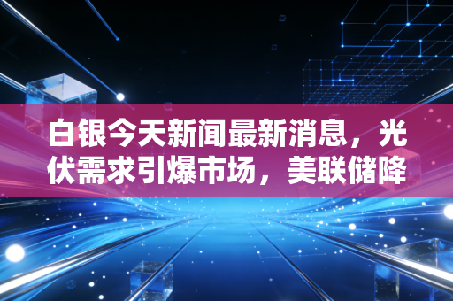 白银今天新闻最新消息,光伏需求引爆市场,美联储降息预期下白银能否迎来真正的白银时代?