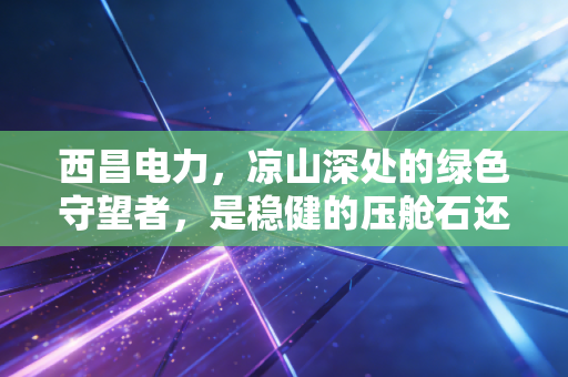 西昌电力，凉山深处的绿色守望者，是稳健的压舱石还是随波逐流的小舟？