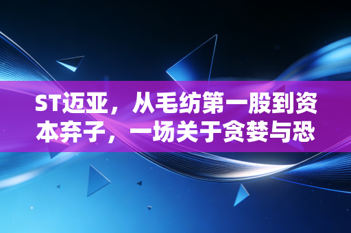 ST迈亚,从毛纺第一股到资本弃子,一场关于贪婪与恐惧的集体修罗场
