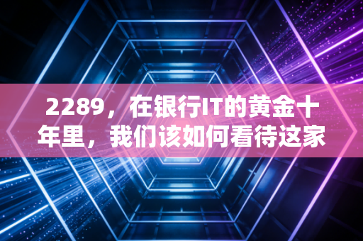 2289,在银行IT的黄金十年里,我们该如何看待这家金融科技老兵?
