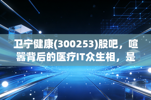 卫宁健康(300253)股吧,喧嚣背后的医疗IT众生相,是黄金坑还是价值陷阱?