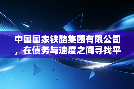 中国国家铁路集团有限公司,在债务与速度之间寻找平衡,这场万亿级的转型如何影响你我?