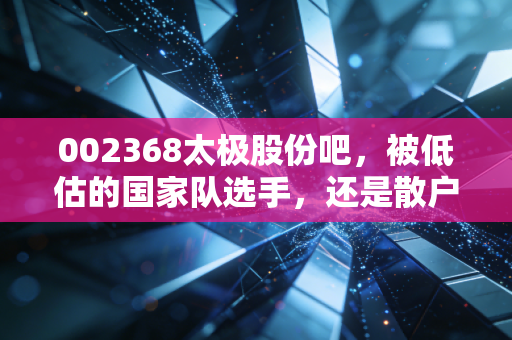 002368太极股份吧,被低估的国家队选手,还是散户的寂寞守候?