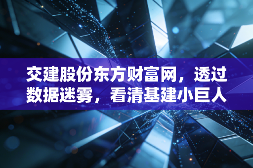 交建股份东方财富网，透过数据迷雾，看清基建小巨人的真实成色