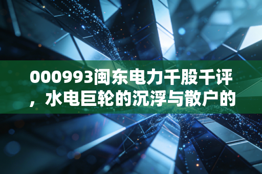 000993闽东电力千股千评,水电巨轮的沉浮与散户的爱恨情仇