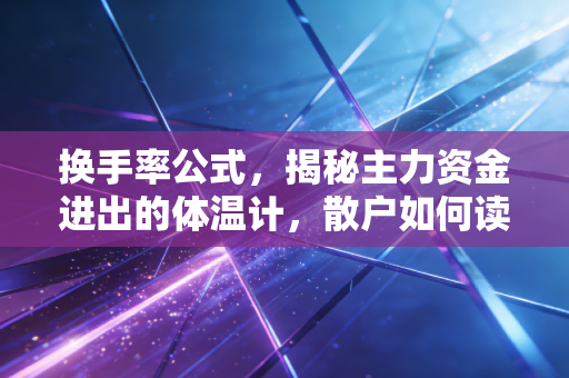 换手率公式,揭秘主力资金进出的体温计,散户如何读懂这一关键指标?