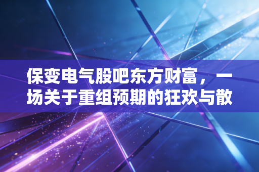 保变电气股吧东方财富,一场关于重组预期的狂欢与散户的悲喜录