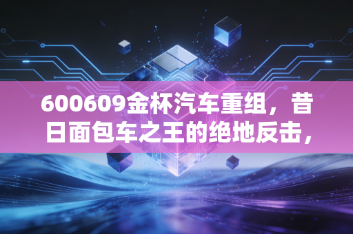 600609金杯汽车重组,昔日面包车之王的绝地反击,是重生还是昙花一现?