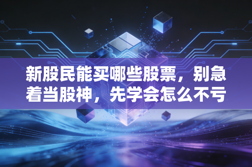 新股民能买哪些股票,别急着当股神,先学会怎么不亏钱