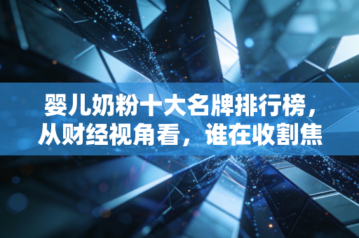婴儿奶粉十大名牌排行榜，从财经视角看，谁在收割焦虑，谁在真正用心？