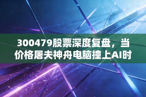 300479股票深度复盘，当价格屠夫神舟电脑撞上AI时代，我们该何去何从？
