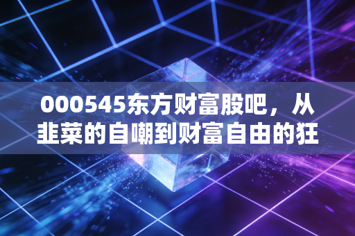 000545东方财富股吧，从韭菜的自嘲到财富自由的狂想，这里藏着A股最真实的人性