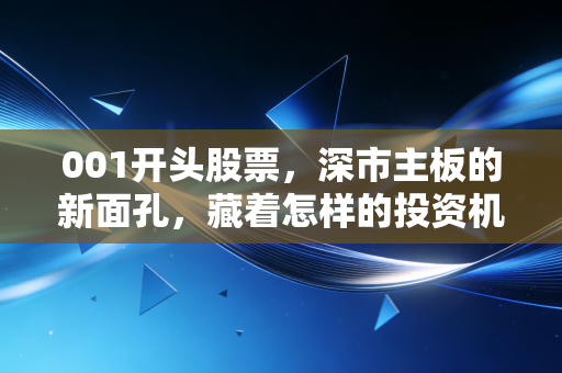 001开头股票,深市主板的新面孔,藏着怎样的投资机遇与生活哲学?