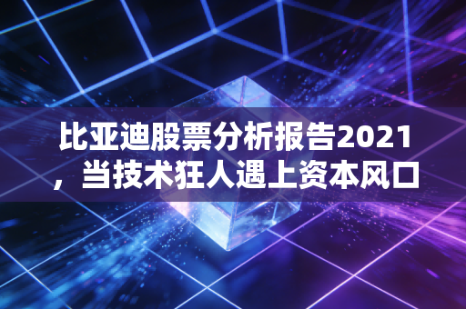 比亚迪股票分析报告2021,当技术狂人遇上资本风口,我们该如何审视它的价值?