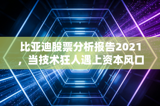 比亚迪股票分析报告2021,当技术狂人遇上资本风口,我们该如何审视它的价值?
