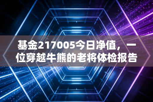 基金217005今日净值,一位穿越牛熊的老将体检报告,招商安泰偏股混合还能打吗?