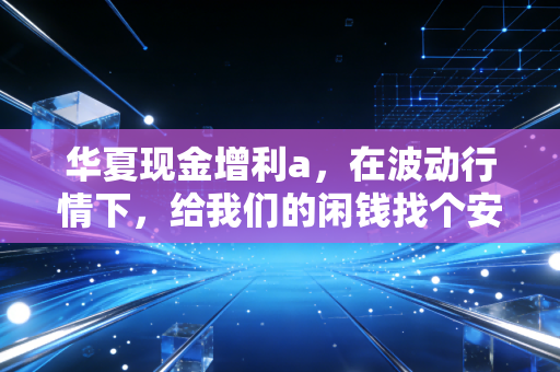 华夏现金增利a,在波动行情下,给我们的闲钱找个安稳的避风港