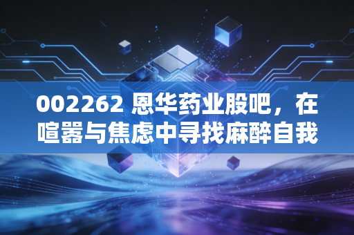 002262 恩华药业股吧,在喧嚣与焦虑中寻找麻醉自我的解药