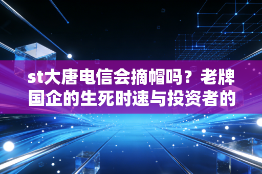 st大唐电信会摘帽吗？老牌国企的生死时速与投资者的博弈