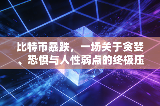 比特币暴跌,一场关于贪婪、恐惧与人性弱点的终极压力测试