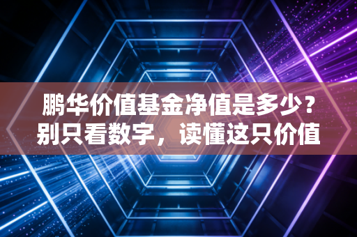 鹏华价值基金净值是多少?别只看数字,读懂这只价值捕手的长期逻辑