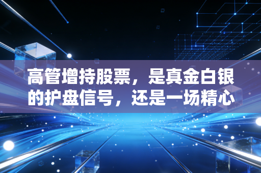 高管增持股票，是真金白银的护盘信号，还是一场精心设计的做多局？