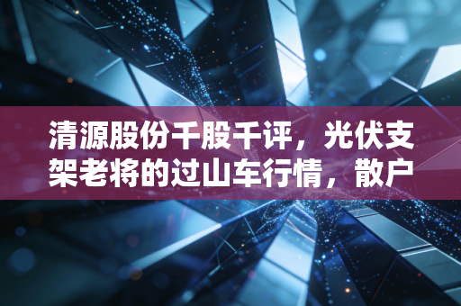 清源股份千股千评，光伏支架老将的过山车行情，散户该如何在波动中寻找定力？