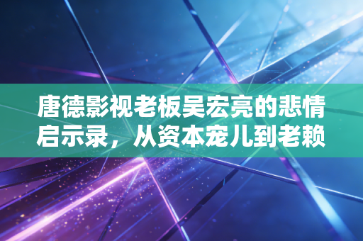 唐德影视老板吴宏亮的悲情启示录，从资本宠儿到老赖，他到底做错了什么？