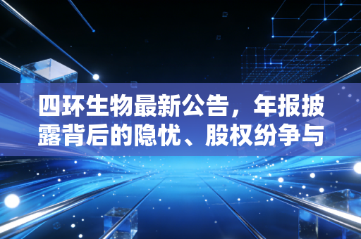 四环生物最新公告，年报披露背后的隐忧、股权纷争与散户的坚守