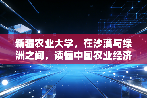 新疆农业大学,在沙漠与绿洲之间,读懂中国农业经济的隐形增长极