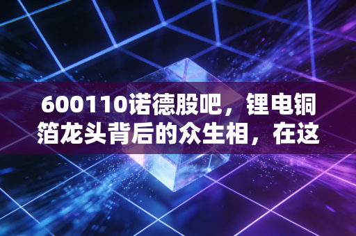600110诺德股吧,锂电铜箔龙头背后的众生相,在这个寒冬里我们还能期待什么?