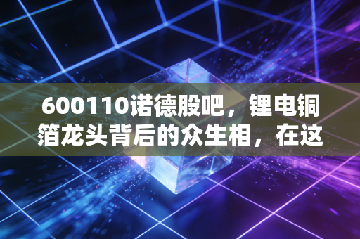 600110诺德股吧,锂电铜箔龙头背后的众生相,在这个寒冬里我们还能期待什么?