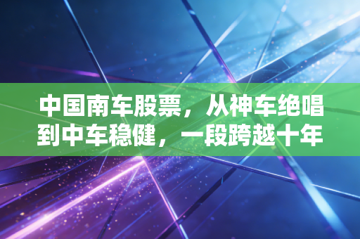 中国南车股票,从神车绝唱到中车稳健,一段跨越十年的投资启示录
