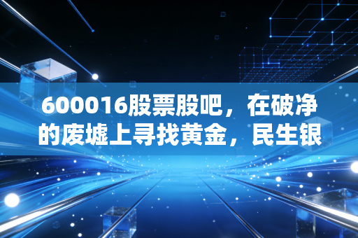 600016股票股吧,在破净的废墟上寻找黄金,民生银行是价值陷阱还是被遗忘的巨轮?