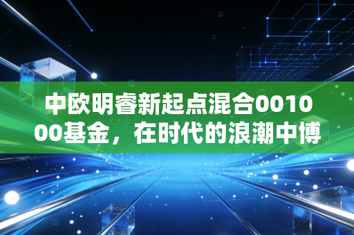 中欧明睿新起点混合001000基金,在时代的浪潮中博弈,这只进攻型选手到底值不值得托付?