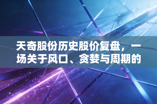 天奇股份历史股价复盘,一场关于风口、贪婪与周期的A股实战课