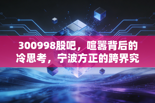 300998股吧,喧嚣背后的冷思考,宁波方正的跨界究竟是新风口还是深坑?