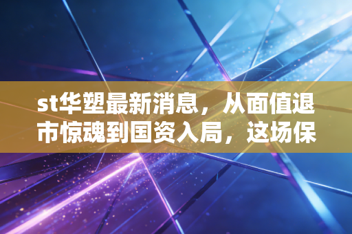 st华塑最新消息,从面值退市惊魂到国资入局,这场保壳战你看懂了吗?