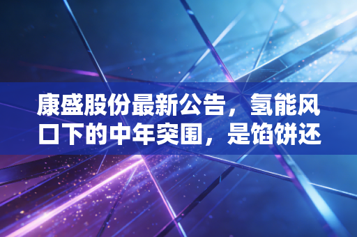 康盛股份最新公告,氢能风口下的中年突围,是馅饼还是陷阱?