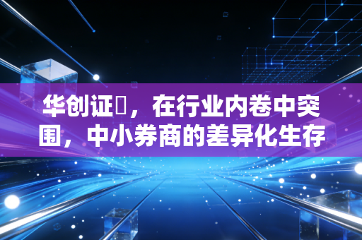 华创证劵,在行业内卷中突围,中小券商的差异化生存样本
