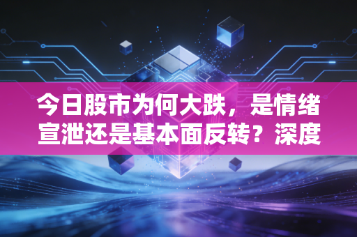 今日股市为何大跌,是情绪宣泄还是基本面反转?深度解析背后的逻辑