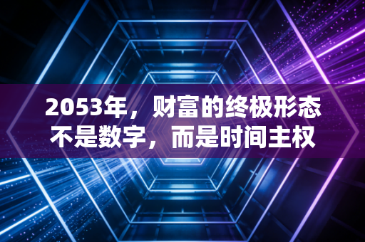 2053年，财富的终极形态不是数字，而是时间主权