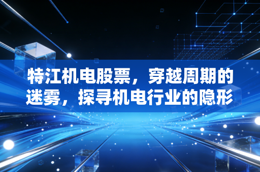 特江机电股票，穿越周期的迷雾，探寻机电行业的隐形冠军逻辑